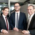 Die Geschäftsführer der DCCS GmbH: Thomas Dietinger, Thomas Edlinger, Wolfgang Mraz (Bild: zVg) 