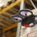Eine Verity-​Drohne im Warenlager (Bild: Scott Gibbard / ETH Zürich)