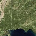 Detaillierte Landsat-Aufnahme des Südostens der USA (Foto: nasa.gov)